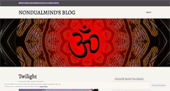 Desktop Screenshot of nondualmind.com